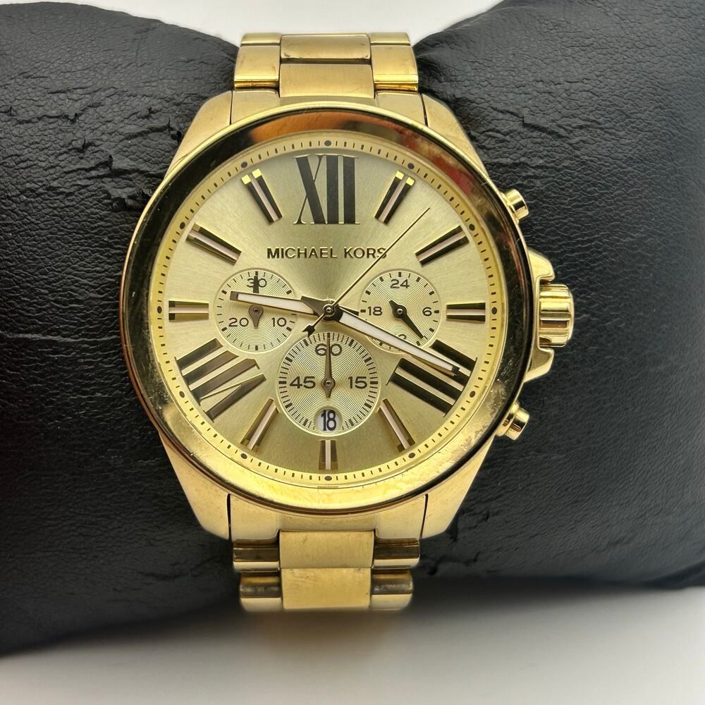 Michael Kors MK5711 Chronograph Gold-tone Stainless Steel Bracelet Watch